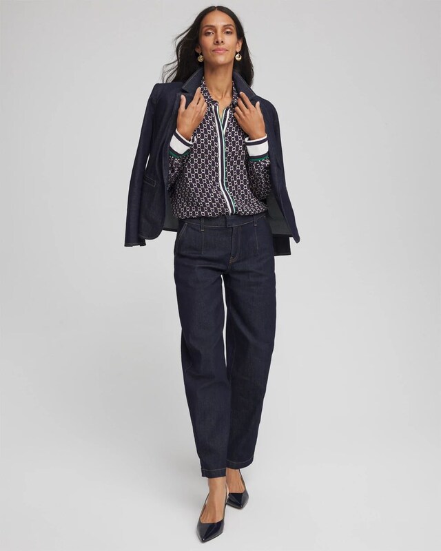 Faux Silk Twill Shirt - image 2